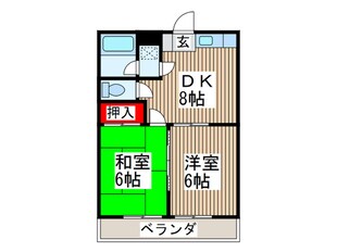 フジハイムの物件間取画像